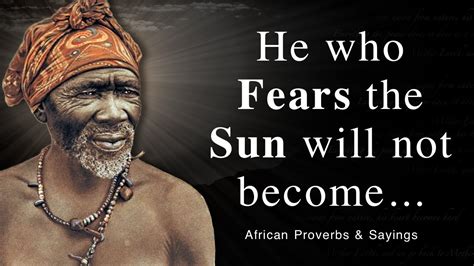 Wisdom from 7 African Proverbs .
